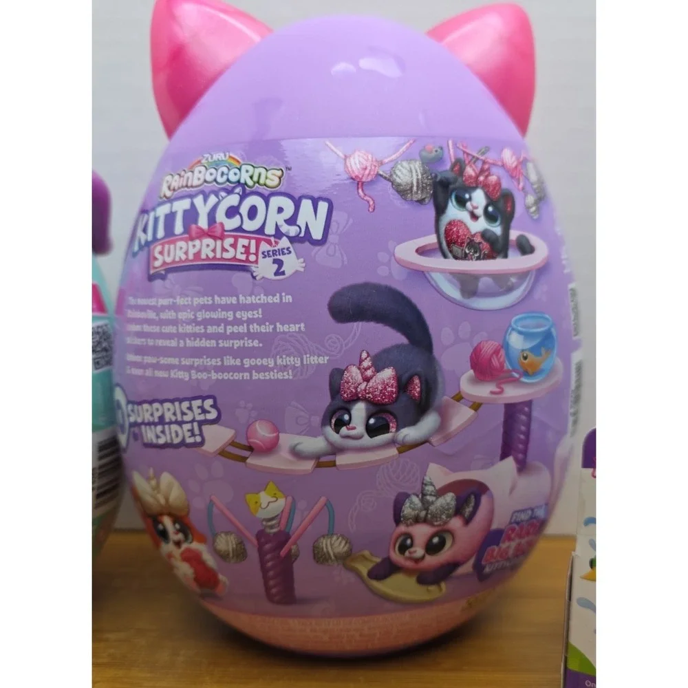 ZURU Rainbocorns Puppycorn & Kittycorn Surprise Egg Bundle Pack Factory Sealed